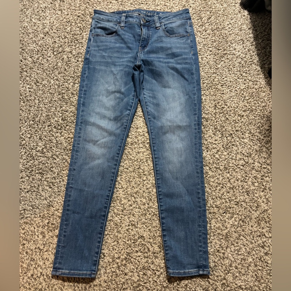 American Eagle Outfitters Women's Skinny Jeans in Blue